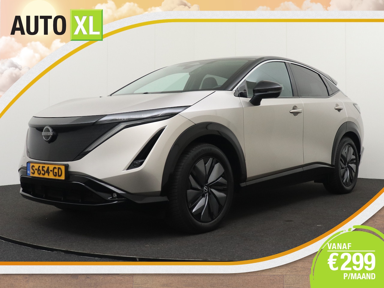 Nissan Ariya - Evolve 66 kWh 98%SOH Warmtepomp Half-Leder Camera Ad.Cruise - AutoWereld.nl