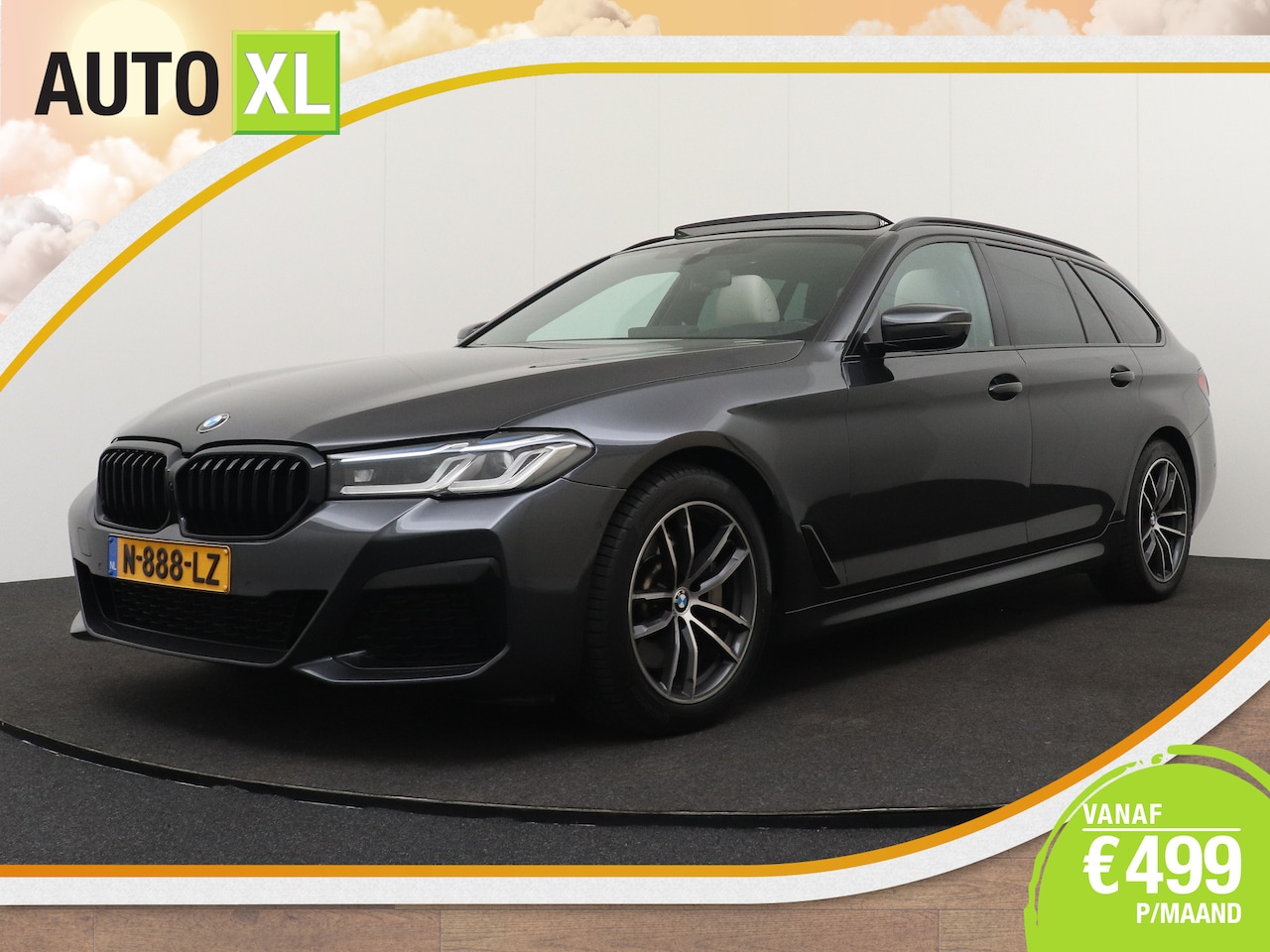 BMW 5-serie Touring - 530i 252 PK M-Sport Shadow-Line Pano-dak Laser-Light * - AutoWereld.nl