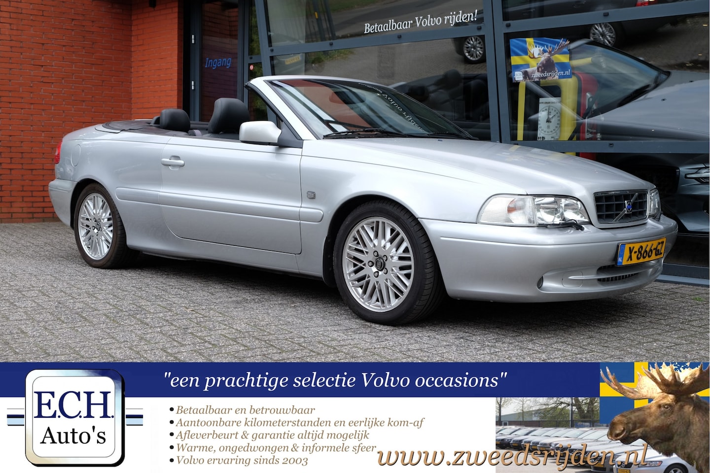 Volvo C70 Convertible - 2.0 T 163 pk Aut. Leer, Stoelverwarming - AutoWereld.nl