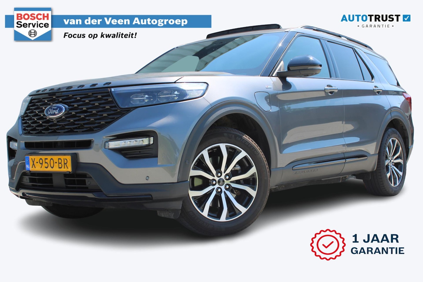 Ford Explorer - 3.0 V6 EcoBoost PHEV ST-Line | Incl. 12 maanden garantie | 7-persoons | Trekhaak | Stoel/s - AutoWereld.nl