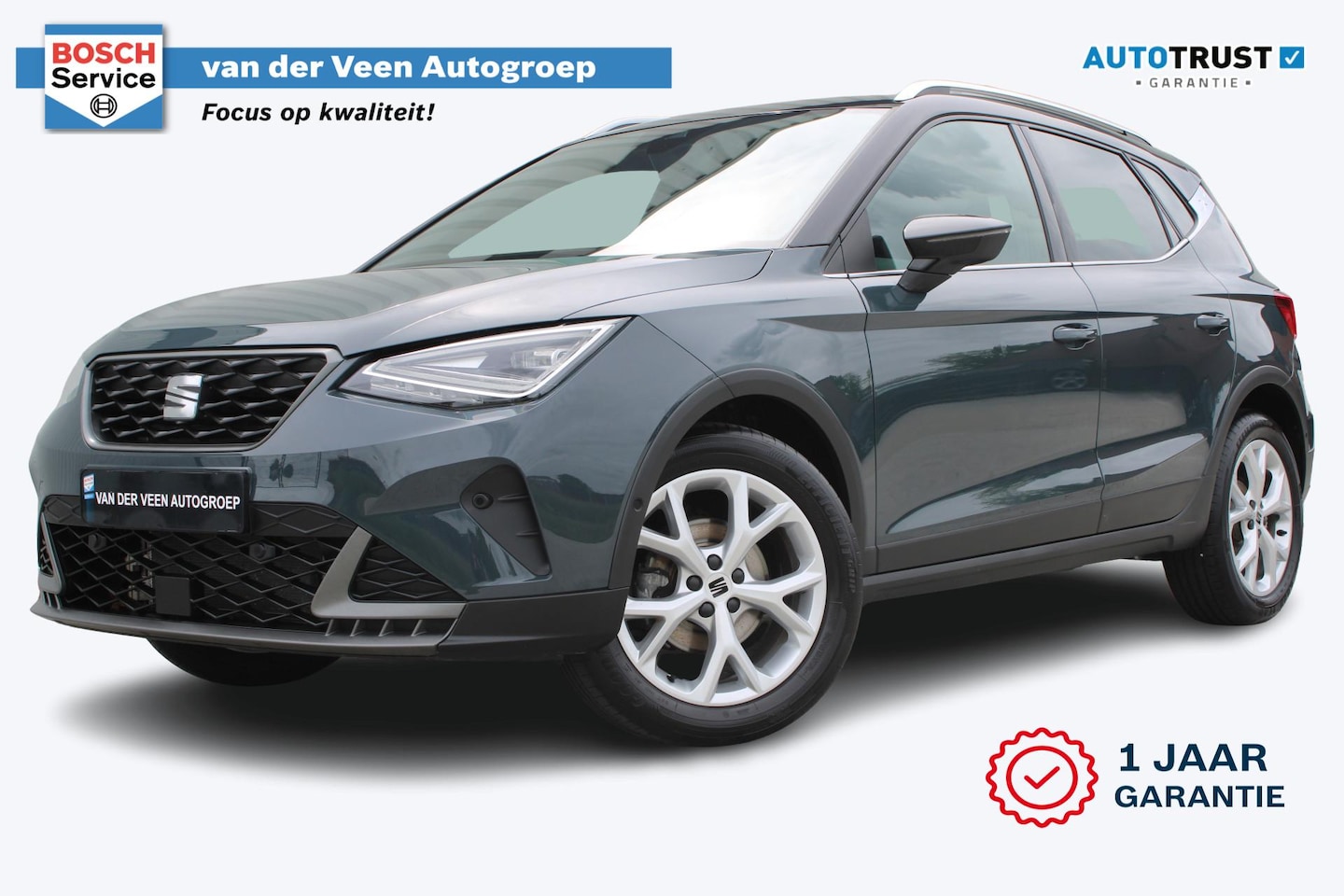 SEAT Arona - 1.0 EcoTSI FR Business Connect | Incl. 12 maanden garantie | Adaptieve cruise control | St - AutoWereld.nl