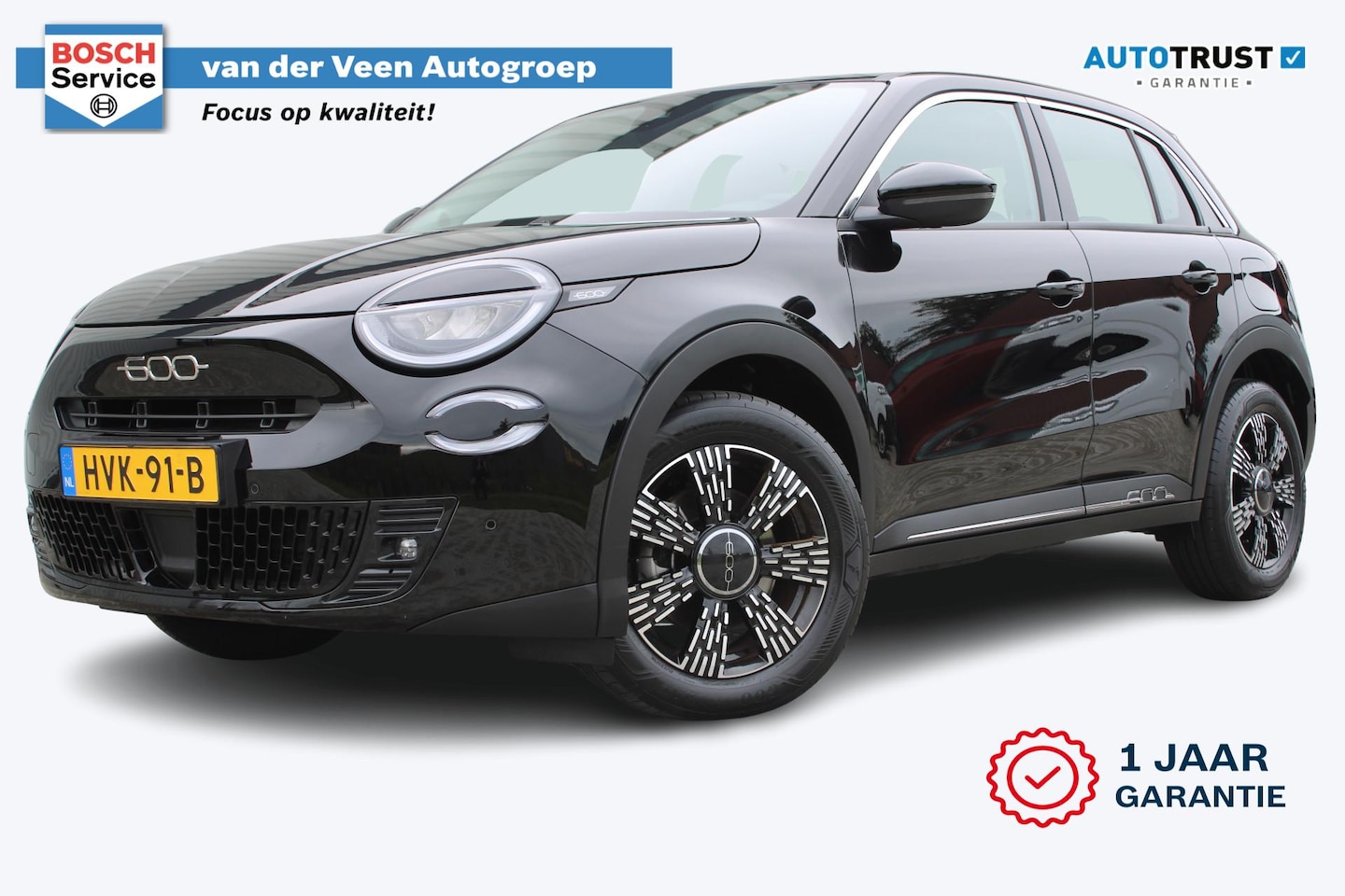 Fiat 600 - 1.2 Hybrid Urban | Incl. 12 maanden garantie | Cruise control | Apple carplay/Android auto - AutoWereld.nl