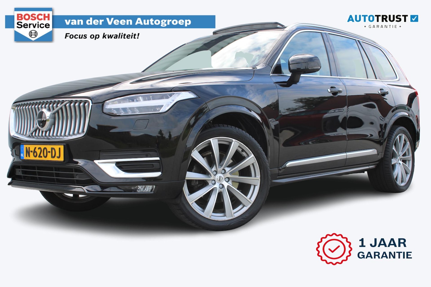 Volvo XC90 - 2.0 B5 AWD Inscription Intro Edition | Incl. 12 maanden garantie | 7 persoons | Adaptieve - AutoWereld.nl