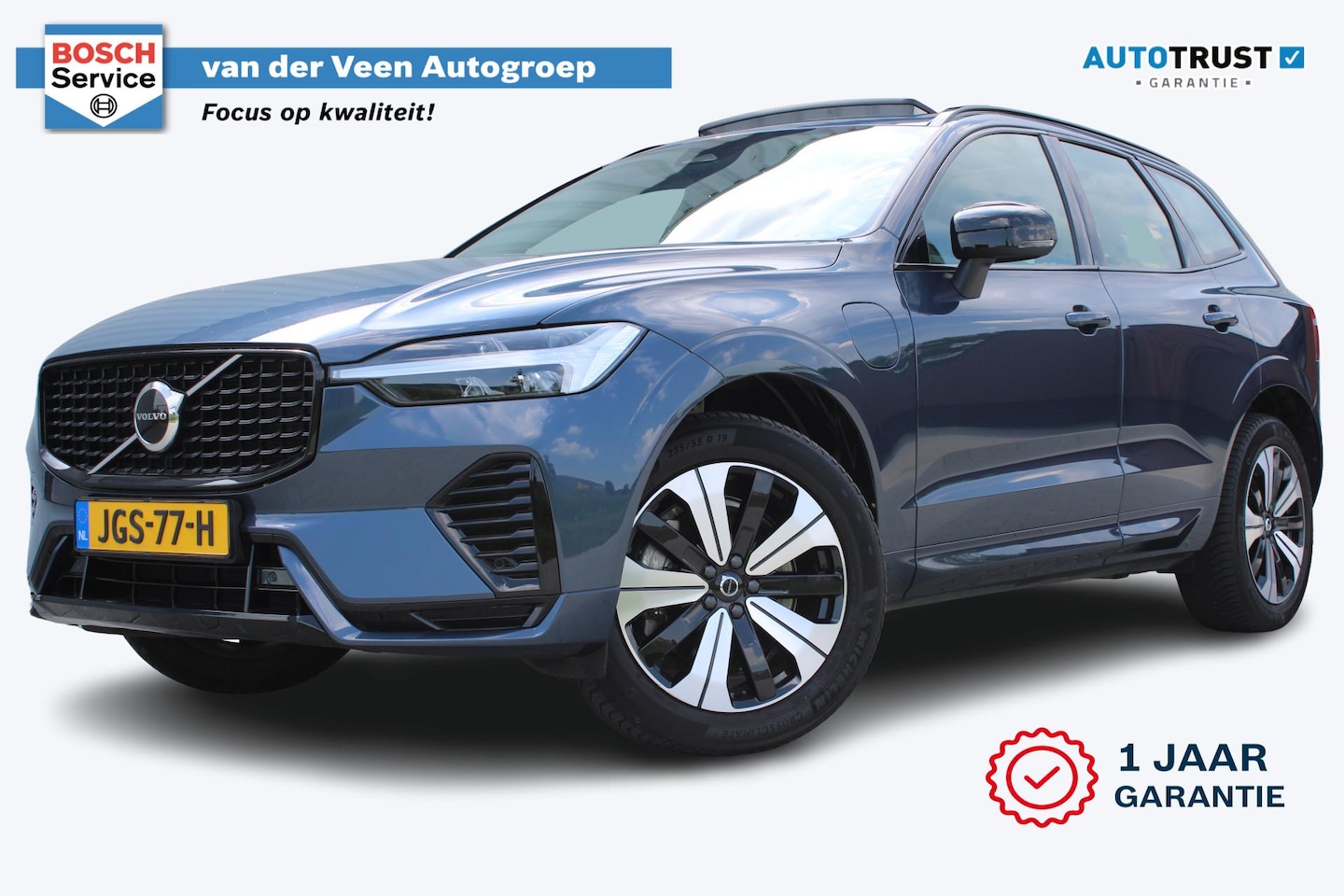 Volvo XC60 - 2.0 T6 Plug-in hybrid AWD Plus Dark | Incl. 12 maanden garantie | Schuif/kantel dak | Elek - AutoWereld.nl