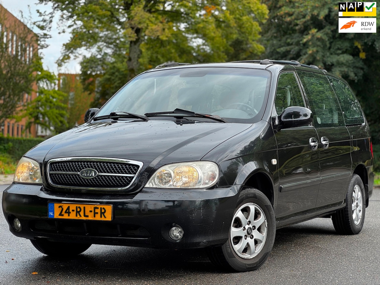 Kia Carnival - 2.5 V6 EX|AUT|6PERS|PARKSENSOR|TREKHAAK|ELEKPAKKET|RIJD OPRECHT PERFECT - AutoWereld.nl