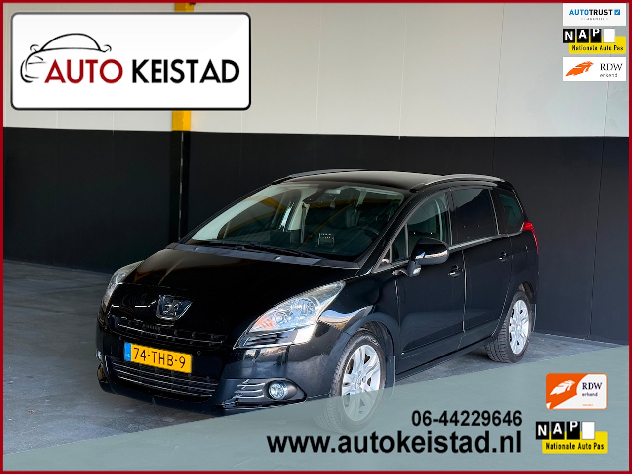 Peugeot 5008 - 1.6 THP AUTOMAAT 7-PERSOONS LEDER/PANORAMA/DVD! SUEPR STAAT! - AutoWereld.nl