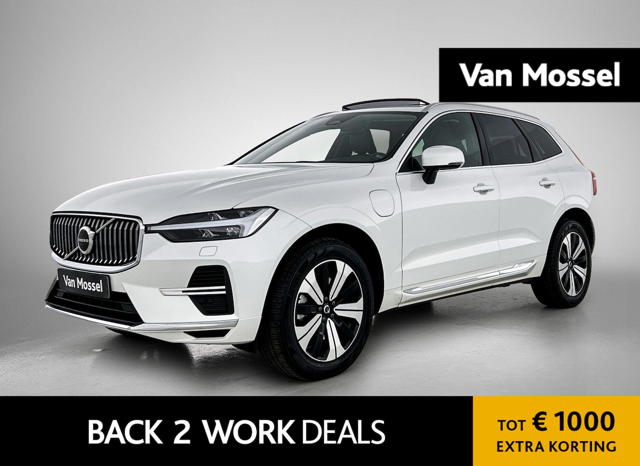 Volvo XC60 - 2.0 T6 Plug-in hybrid AWD Plus Bright | PANORAMADAK | LEER | CAMERA | STOEL-STUURWIELVERWA - AutoWereld.nl