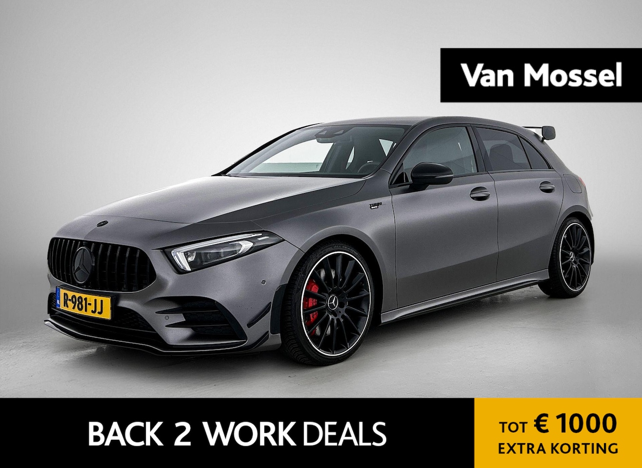 Mercedes-Benz A-klasse - AMG 35 4MATIC Premium Plus | ACHTERUITRIJCAMERA | BURMESTER | STOELVERWARMING | SFEERVERLI - AutoWereld.nl