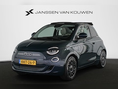 Fiat 500 C - La Prima 24 kWh Cabrio Leder Stoelverwarming Camera JBL Keyless