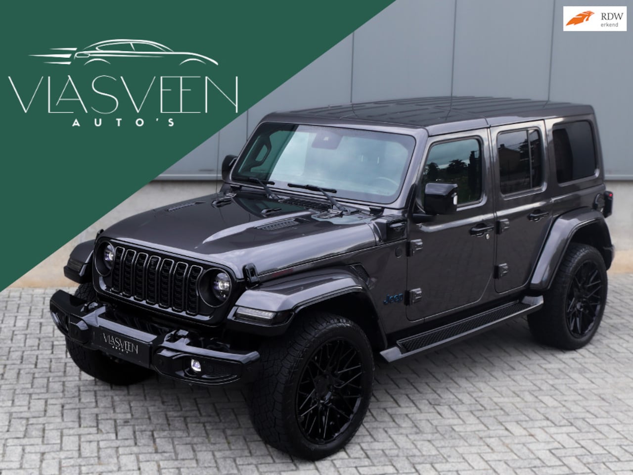 Jeep Wrangler Unlimited - 4xe 380 Sahara Navigatie/Led/Stoel en stuurverwarming/Cruise(adaptieve) Trekhaak - AutoWereld.nl