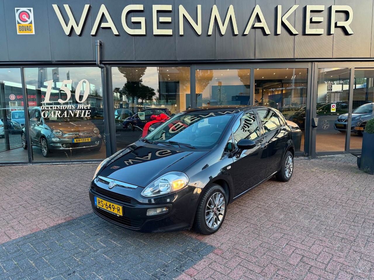 Fiat Punto Evo - 1.4 Dynamic Airco|Elektrisch pak|Goed OH - AutoWereld.nl