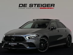 Mercedes-Benz A-klasse - 250 e Blackpack Pano Memory Burmester 19 inch Dealer Onderhouden