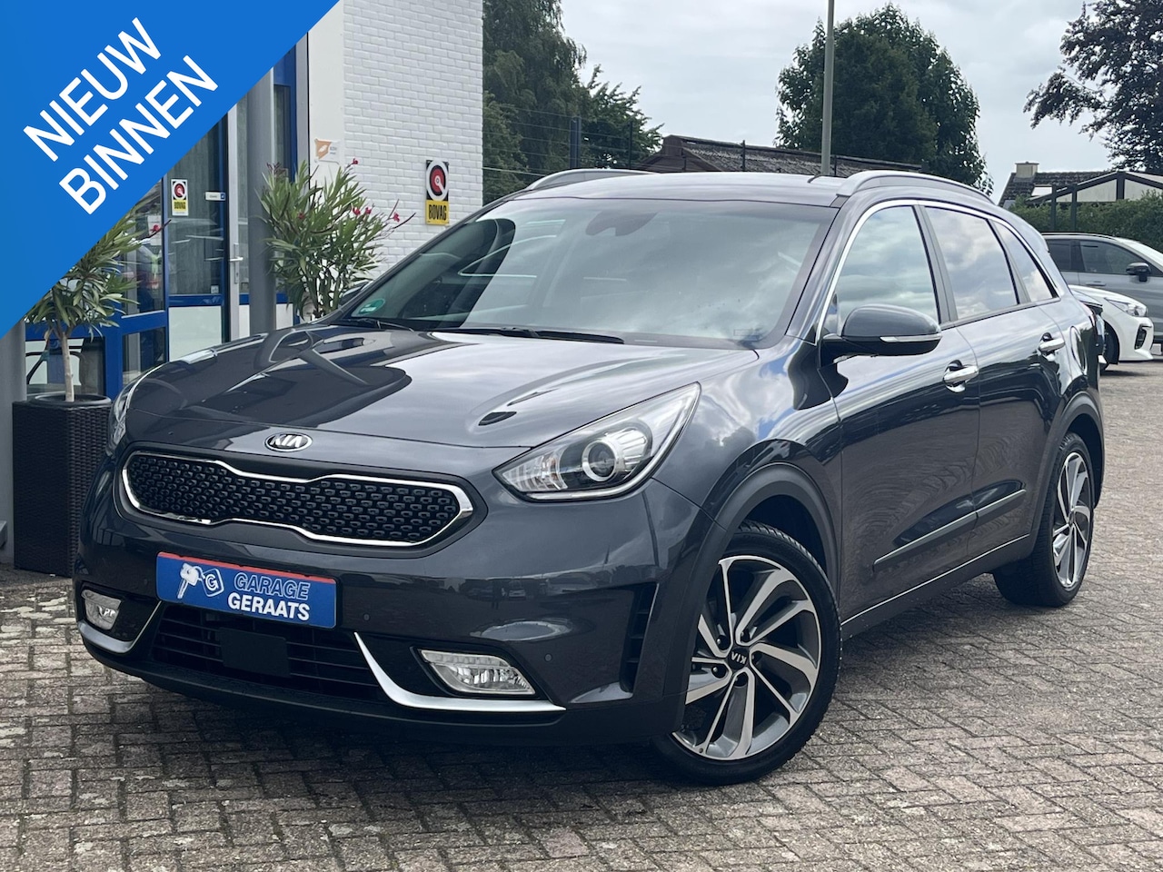 Kia Niro - 1.6 GDi Hybrid ExecutiveLine l Elektr. stoel, Leder, Dodehoekherkenning, Adapt. Cruise Con - AutoWereld.nl