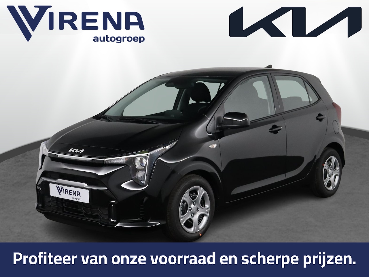 Kia Picanto - 1.0 DPI DynamicLine - Prijs incl. inruilpremie - Airco - Navigatie - Camera - AppleCarplay - AutoWereld.nl