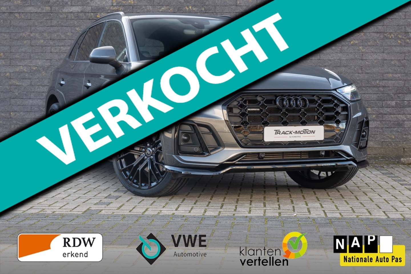 Audi Q5 - 50 TFSI e s-line GREY & BLACK - AutoWereld.nl