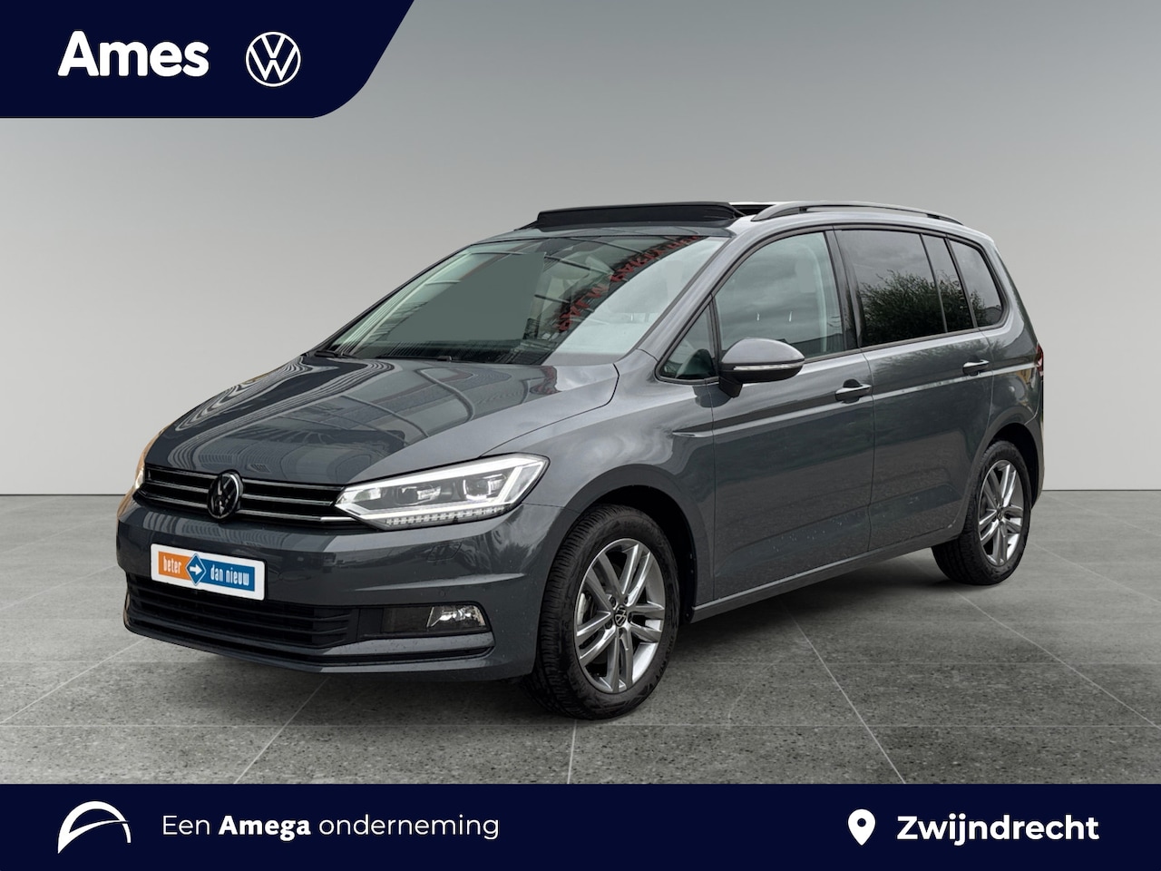 Volkswagen Touran - 1.5 150pk TSI Highline 7p Navigatie 'Discover Media' | Velgen 'Salvador', 17 inch lichtmet - AutoWereld.nl