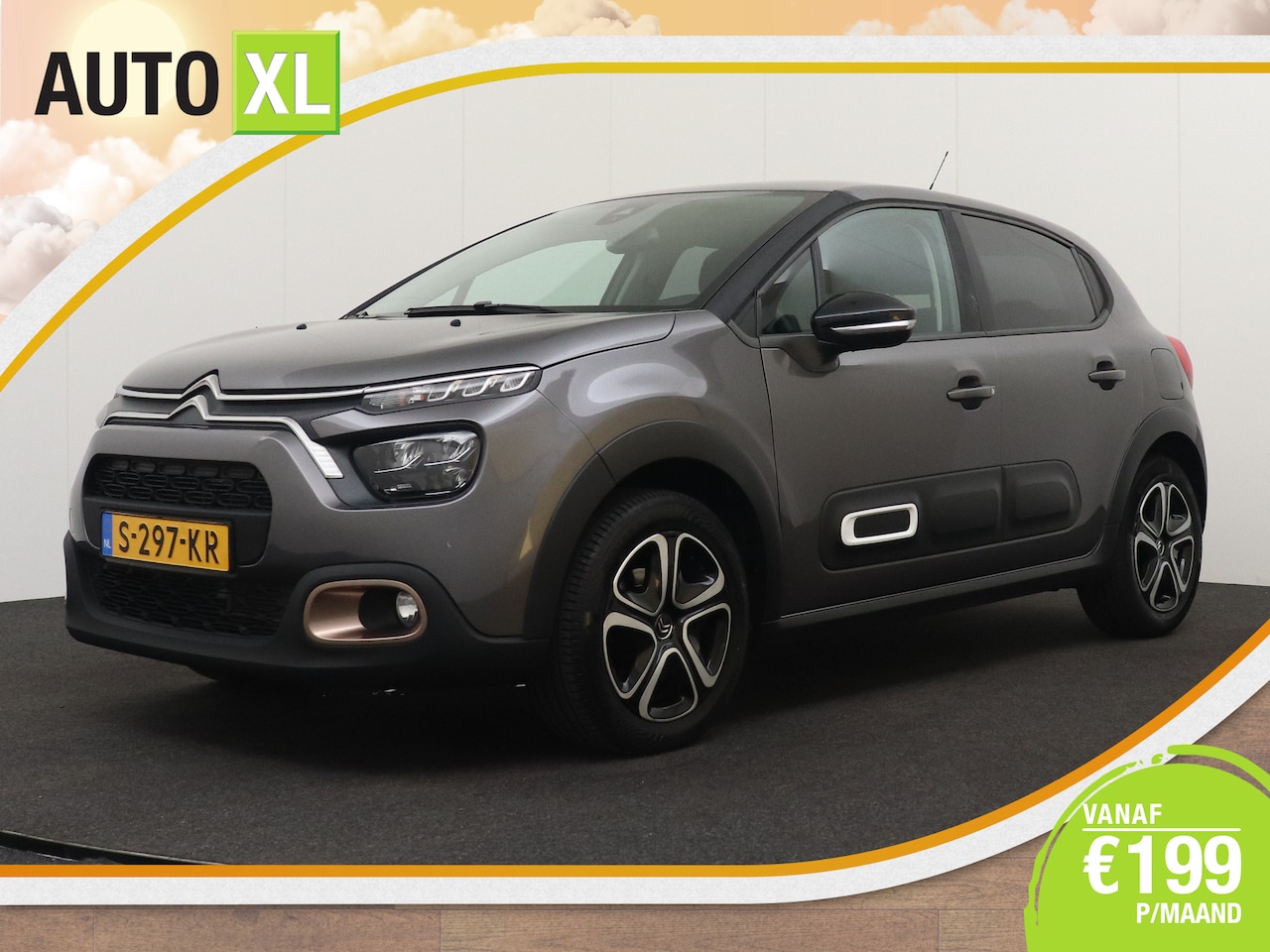 Citroën C3 - 1.2T C-Series Climate Carplay LED DAB 16'LMV Privacy Glas  # - AutoWereld.nl