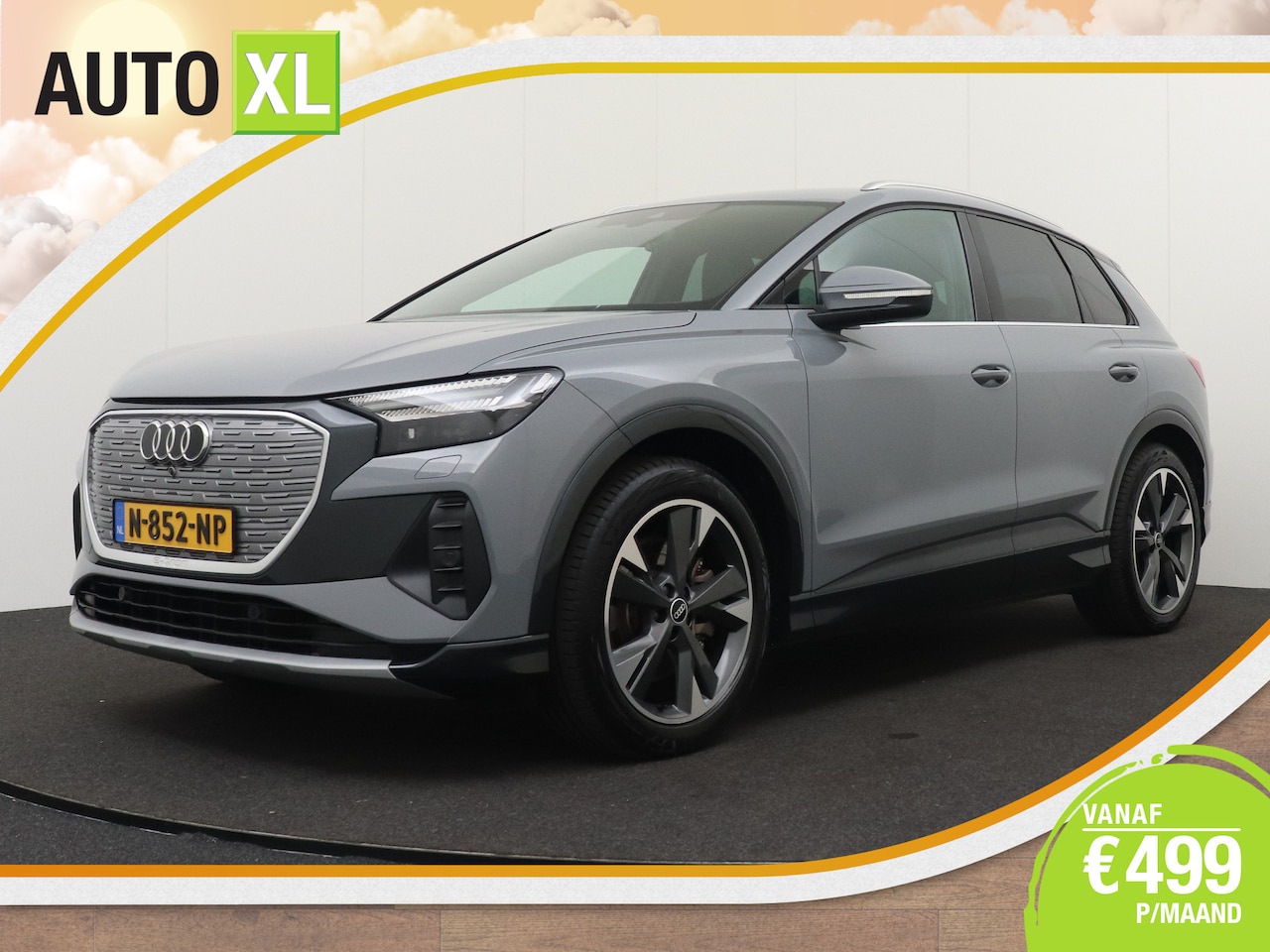 Audi Q4 e-tron - 40 Launch edition Advanced 77 kWh (SOH 95%) RS-interieur Trekhaak Carplay - AutoWereld.nl