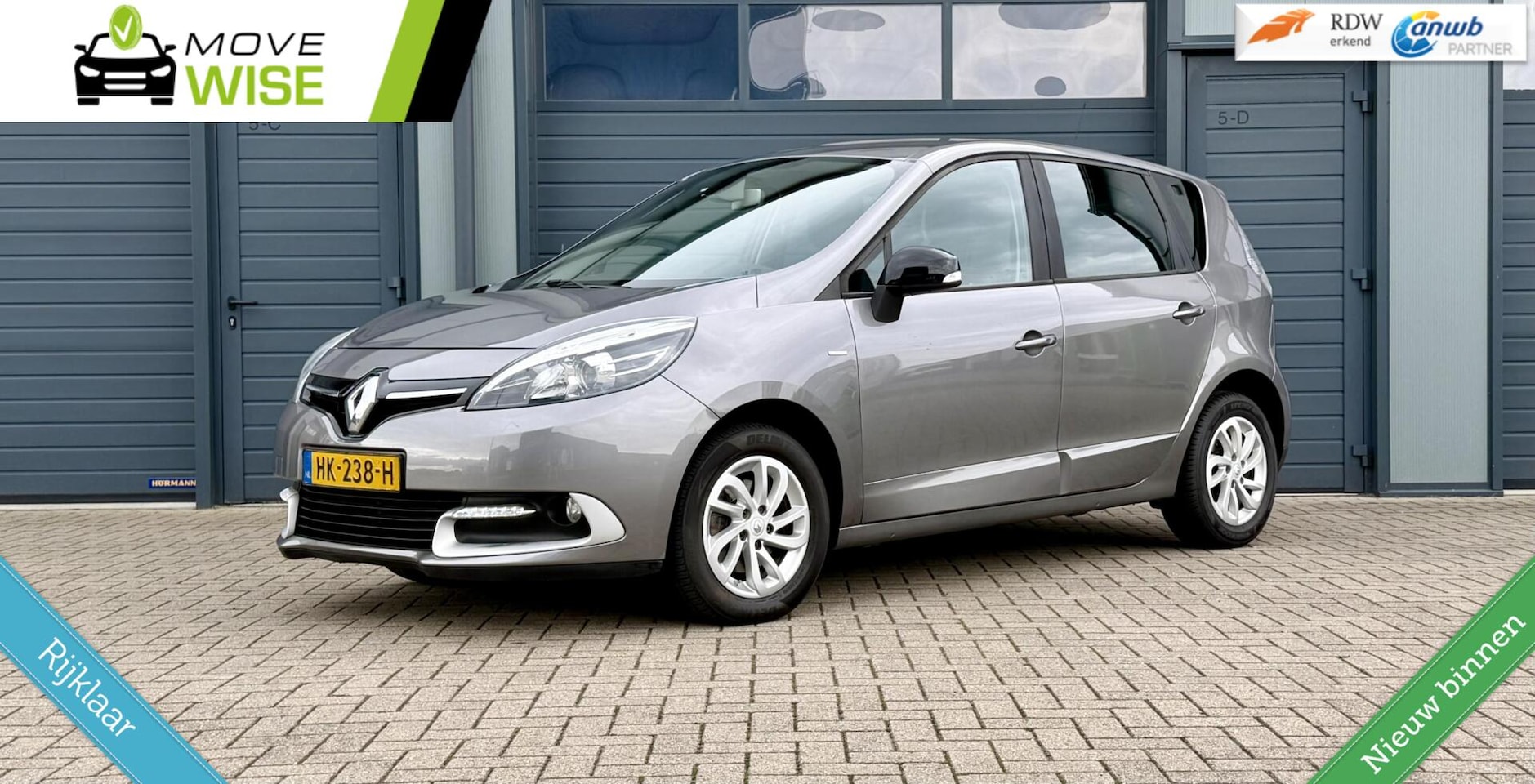 Renault Scénic - 1.2 -130pk TCe Limited | Trekhaak | Nieuwe Ketting! | Cruise | PDC | Nette Auto | Rijklaar - AutoWereld.nl