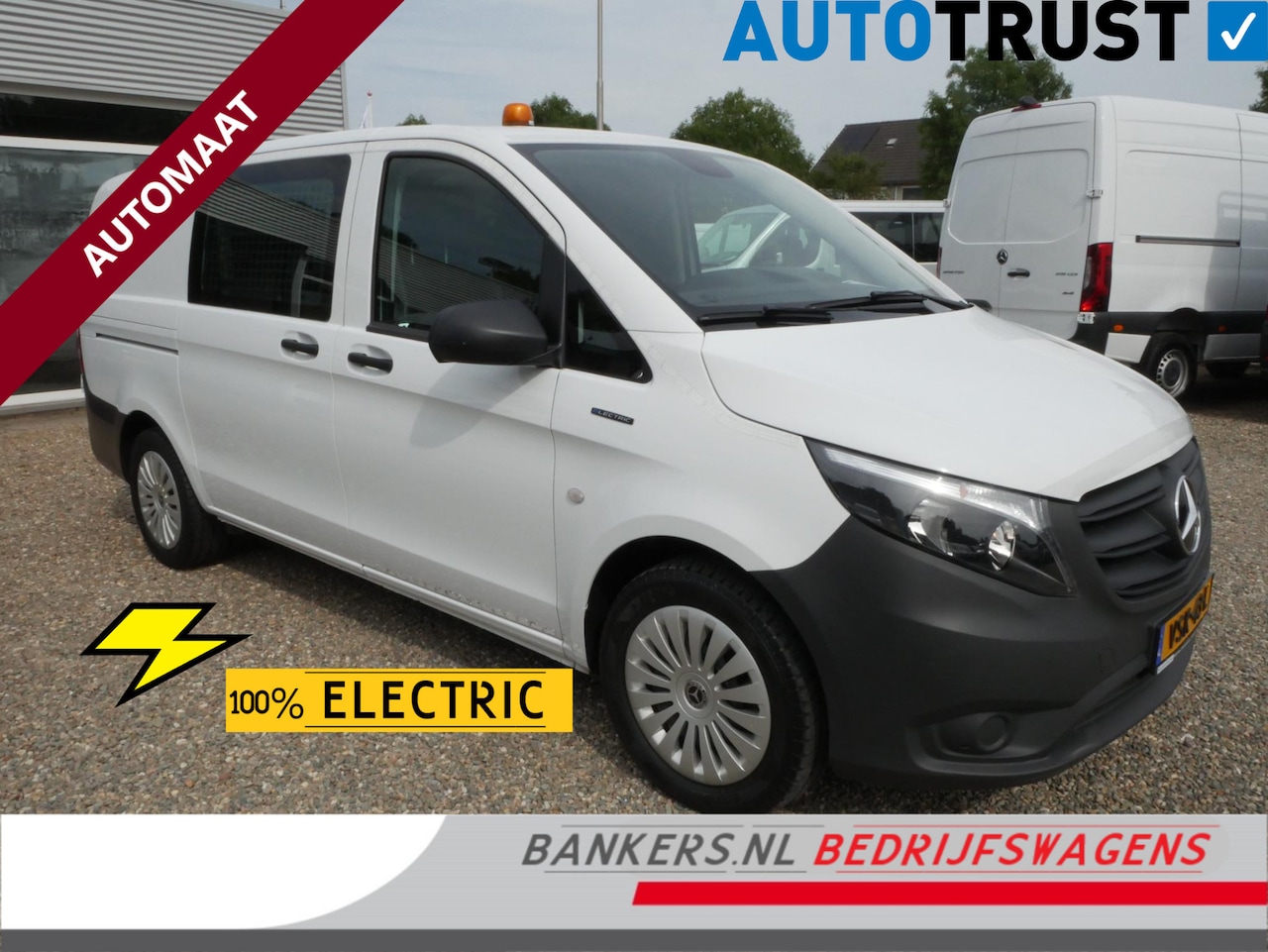 Mercedes-Benz eVito - e-Vito Lang 66 kWh SOH 93.63& Airco Cruise - AutoWereld.nl