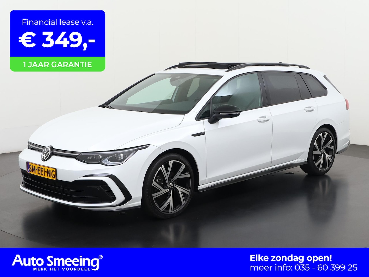 Volkswagen Golf Variant - 1.5 eTSI R-Line DSG | 150PK | Trekhaak | Panoramadak | Zondag Open! - AutoWereld.nl