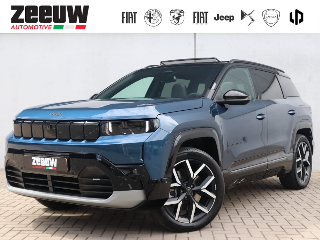 Jeep Compass - 1.6 e-Hybrid 225 PK PHEV First Edition | Schuifdak | Premium | 360cam - AutoWereld.nl
