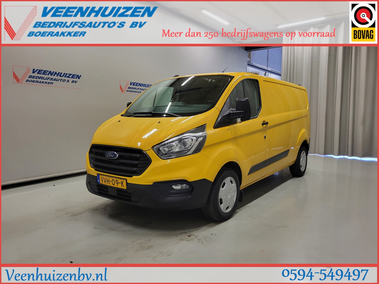 Ford Transit Custom - 2.0TDCI 130pk L2/H1 Automaat Euro 6! - AutoWereld.nl