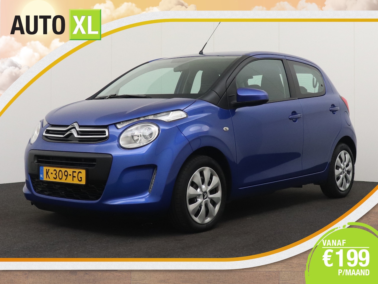 Citroën C1 - 1.0 VTi Pack Comfort DAB Privacy Glas LED - AutoWereld.nl