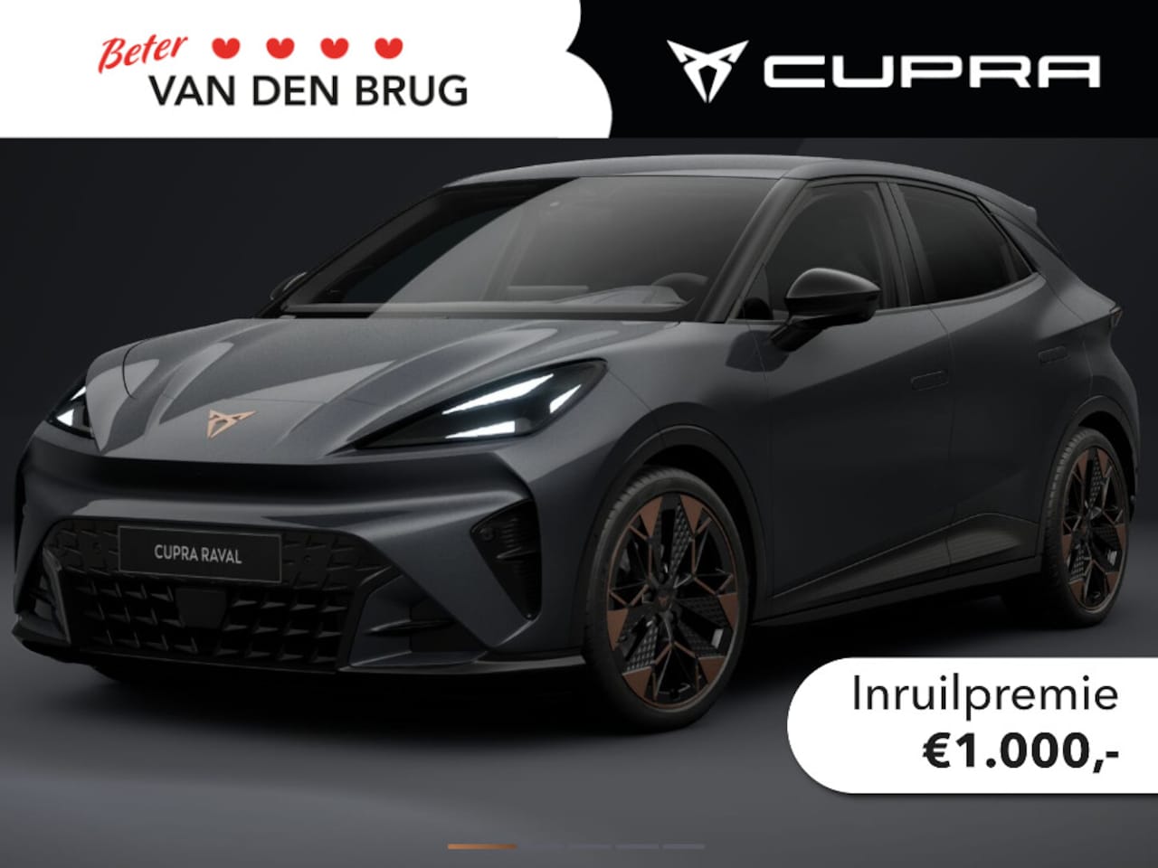 CUPRA Raval - Performance 56 kWh 211 PK | SennHeiser Audio | Elektrische stoelen | 360 Camera | Adaptiev - AutoWereld.nl