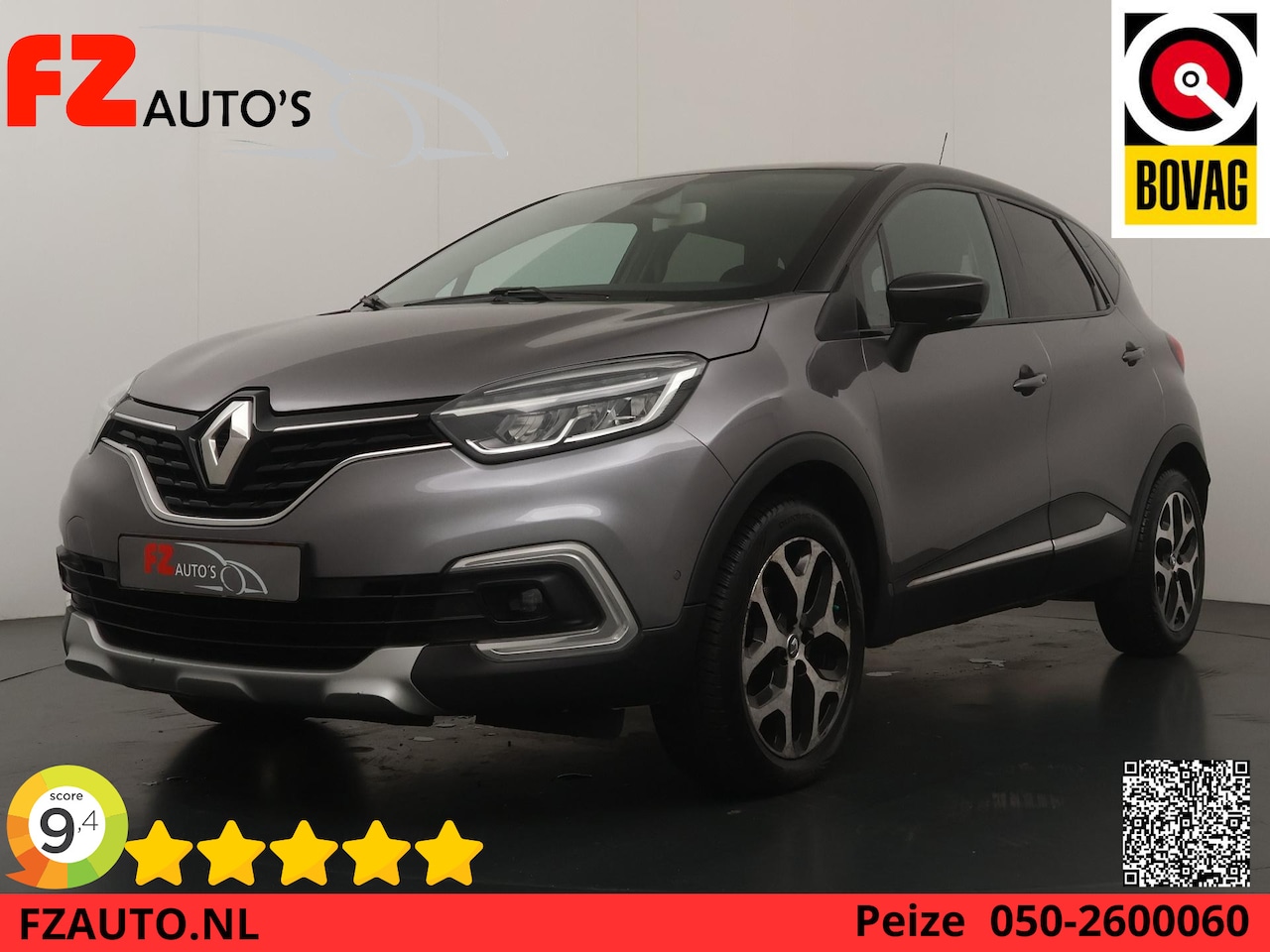 Renault Captur - 0.9 TCe Intens - Navigatie - Cruise Control - Parkeersens V+A - Trekhaak - AutoWereld.nl