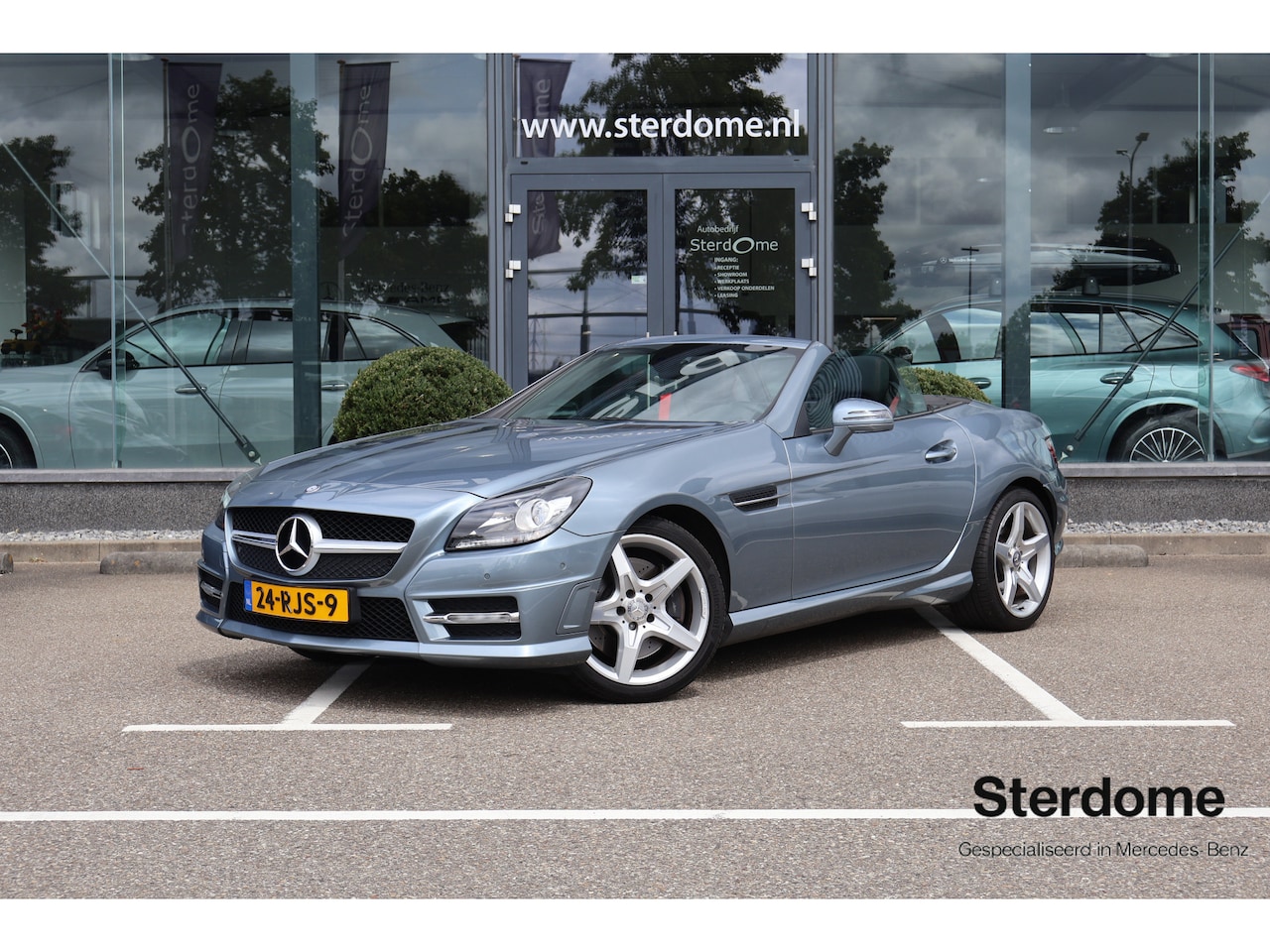 Mercedes-Benz SLK-klasse - 200 AMG Line I Airscarf I Stoelverwarming I Automaat I Led-dagrijlicht I Lederen bekleding - AutoWereld.nl