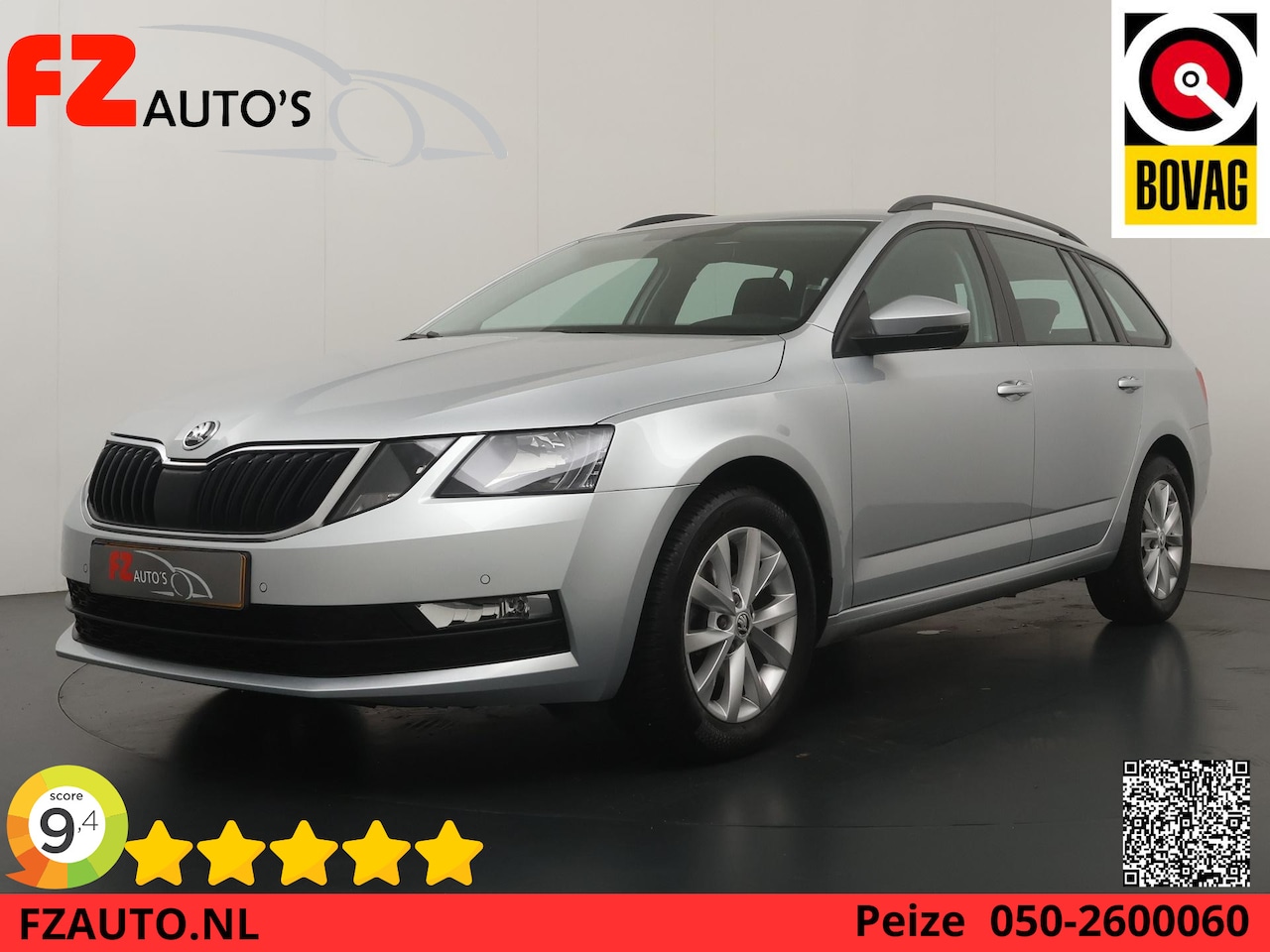 Skoda Octavia Combi - 1.5 TSI Greentech Ambition Business - Navigatie - Adaptive Cruise - Climate Control - Trek - AutoWereld.nl