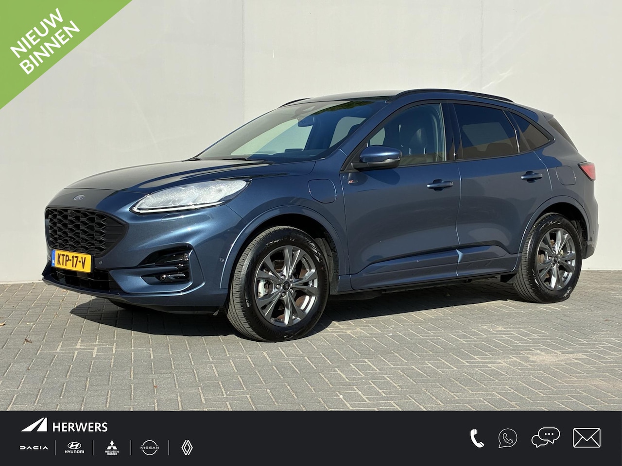 Ford Kuga - 2.5 PHEV ST-Line X / Dealer onderhouden / Trekgewicht 1.500 kg / Navigatie / Stuur-, stoel - AutoWereld.nl