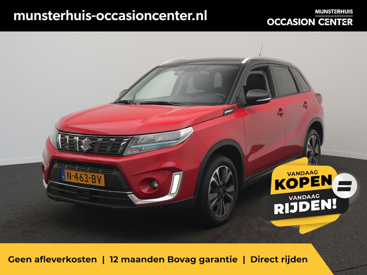 Suzuki Vitara - 1.4 Boosterjet Style Smart Hybrid - Glazen schuif-/kanteldak - Adaptieve Cruise Control - AutoWereld.nl