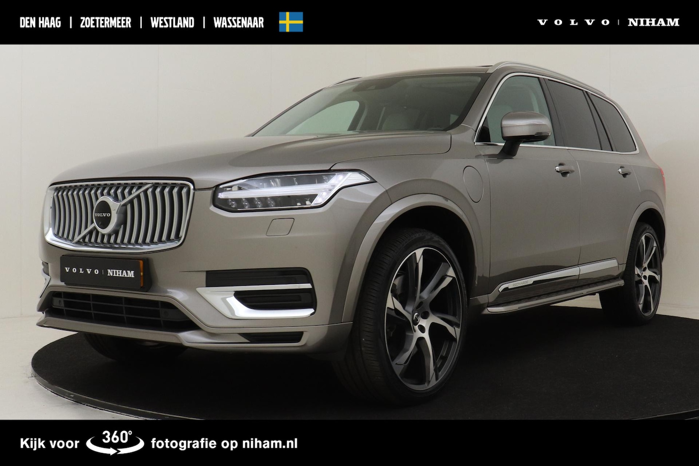 Volvo XC90 - T8 RECHARGE AWD INSCRIPTION EXCLUSIVE *HEICO!* -PANO.DAK|HARMAN/KARDON|GEVENT.LEDER|360°CA - AutoWereld.nl