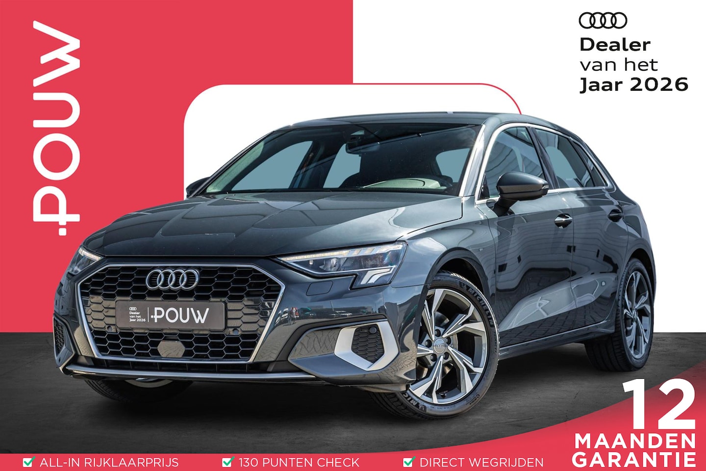Audi A3 Sportback - 35 TFSI 150pk S-tronic Business Edition | Apple Carplay/Android Auto | 18" velgen | Sports - AutoWereld.nl