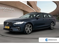 Volvo V90 - 2.0 T8 Plug-in hybrid AWD Ultra Dark | Luchtvering | Trekhaak | Gelamineerde ramen | Stoel