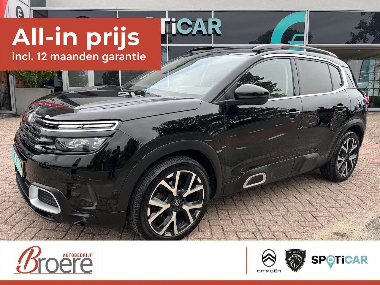 Citroën C5 Aircross - 1.2 Turbo 130 Shine EAT8 Automaat Afneembare trekhaak, nieuwe distributieriem - AutoWereld.nl