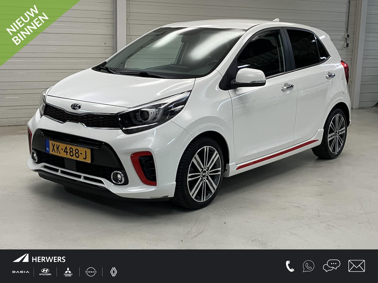 Kia Picanto - 1.0 T-GDI GT-Line / NL auto / Dealer onderhouden/ 100pk / Stoel stuurverwarming / Climate - AutoWereld.nl
