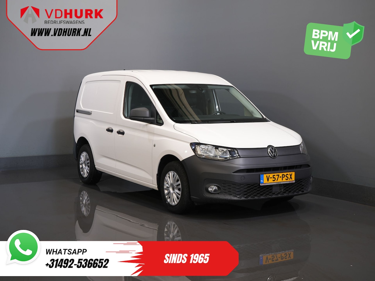 Volkswagen Caddy Cargo - 2.0 TDI 100 pk Omvormer/ Sortimo/ Cruise/ Airco/ DAB - AutoWereld.nl