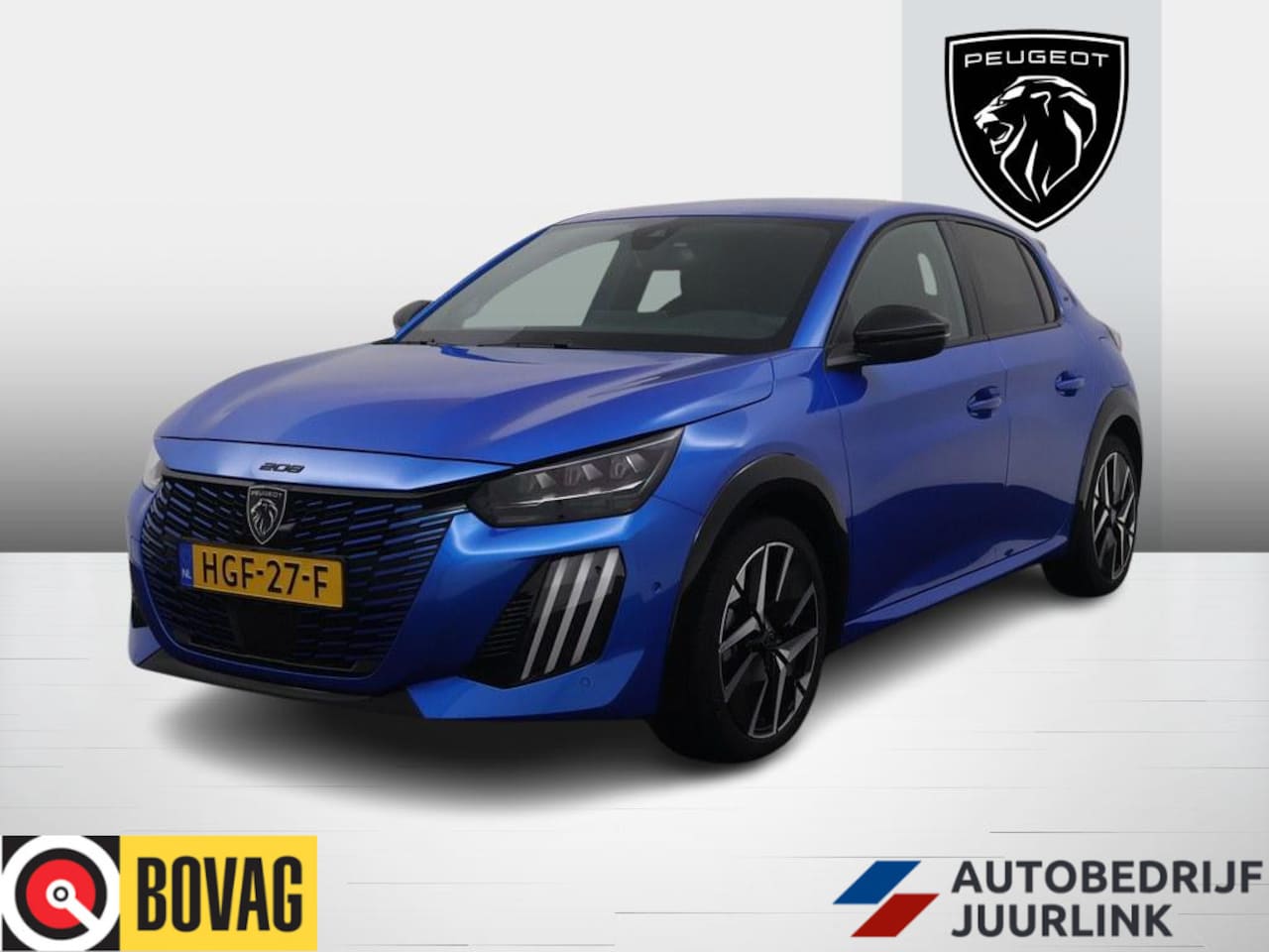 Peugeot 208 - 1.2 Hybrid 145PK GT Automaat 360.Camera/Nav/Led /Blindspot/Keyless/Ad.Cruise/CarPlay - AutoWereld.nl