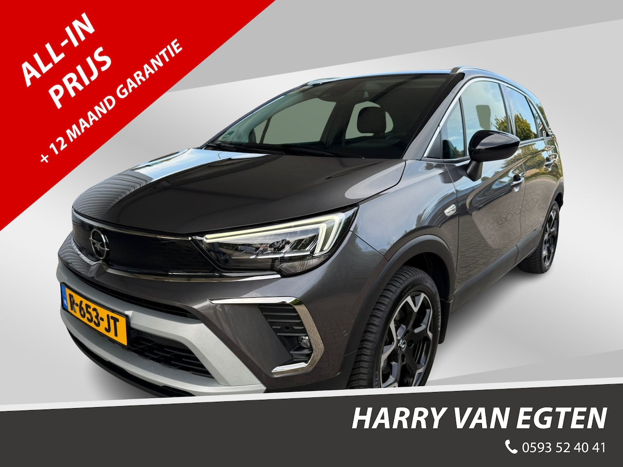 Opel Crossland - 1.2 Turbo Elegance | Cruise | Camera | LED | Afn. Trekhaak | Dealer Onderhouden | - AutoWereld.nl