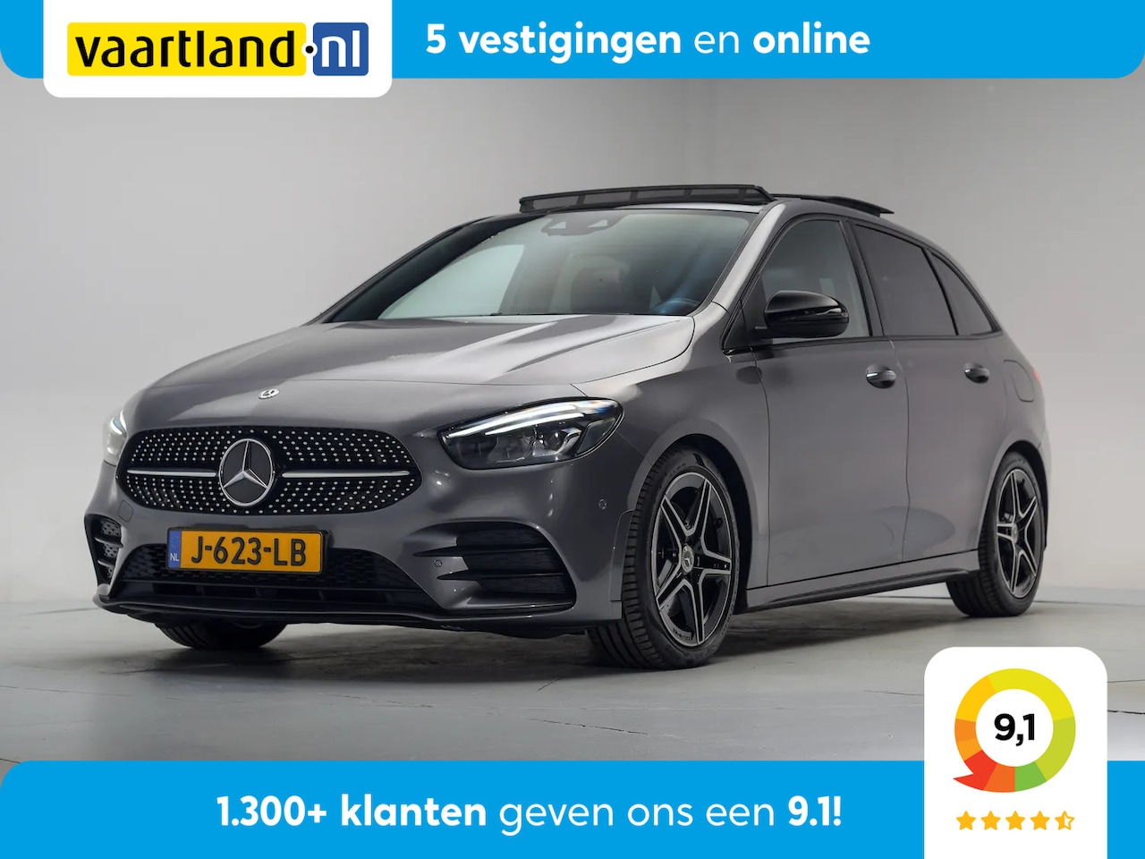 Mercedes-Benz B-klasse - 220 AMG Line Night Aut. [ Panorama LED Navi Camera Sfeer Carplay ] - AutoWereld.nl