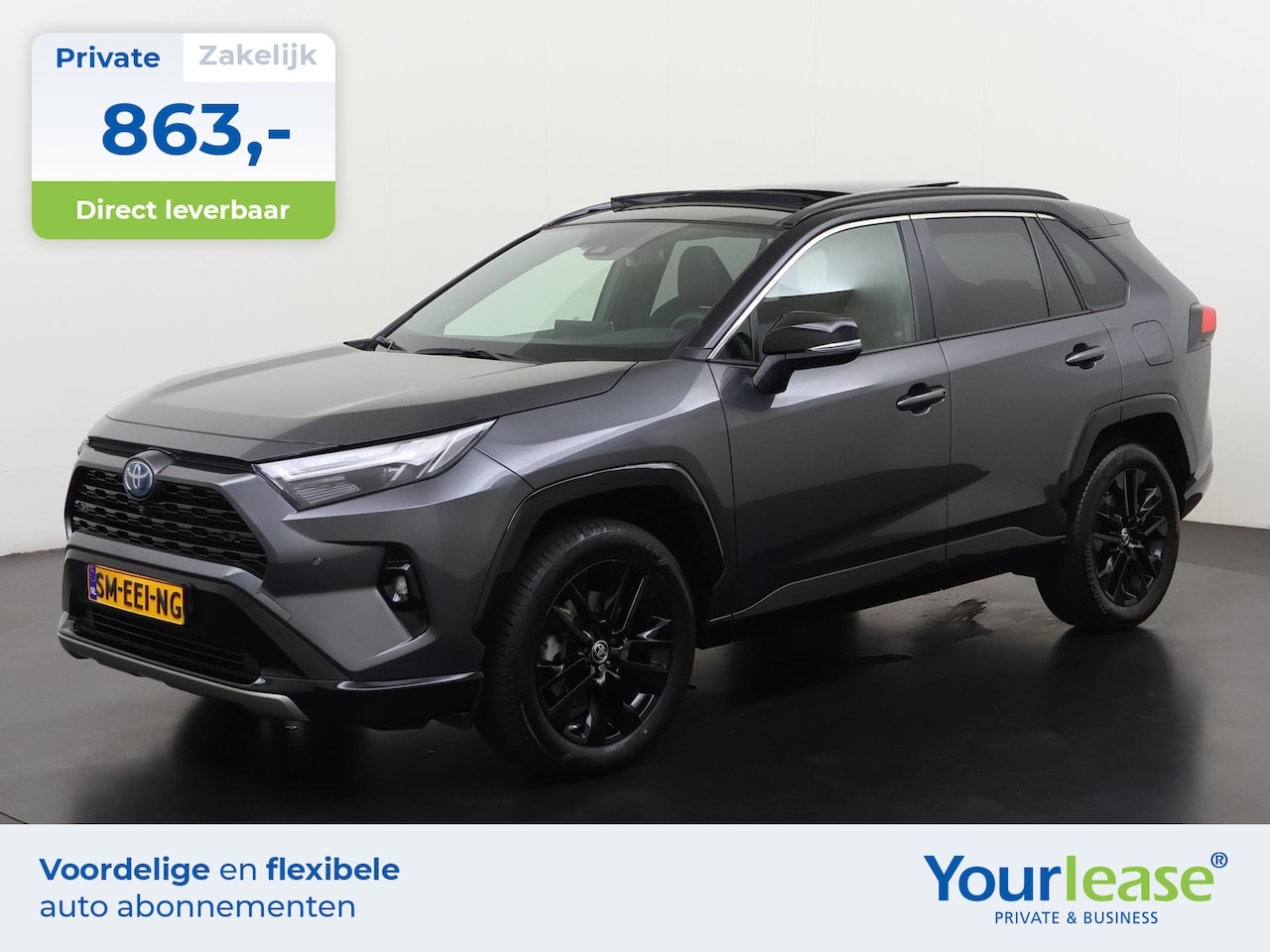 Toyota RAV4 - 2.5 Hybrid AWD Bi-Tone | All-in 863,- Private Lease | Direct uit voorraad - AutoWereld.nl