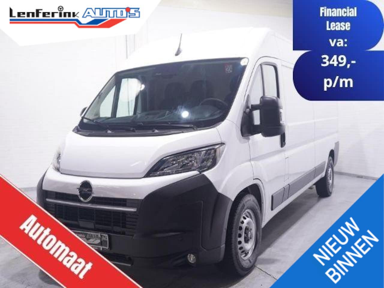 Opel Movano - 2.2D 140 pk Automaat L3H2 Airco ECC, Apple Carplay Camera, Laadruimte Pakket, PDC V+A, 3-Z - AutoWereld.nl
