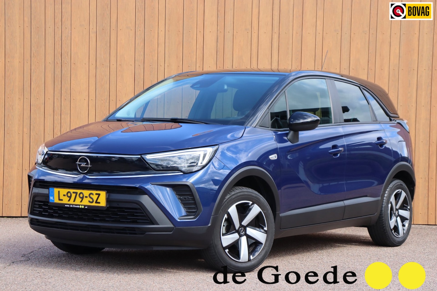 Opel Crossland - 1.2 Turbo Business Edition org.NL afn.trekhaak camera carplay navi h.leer pdc - AutoWereld.nl