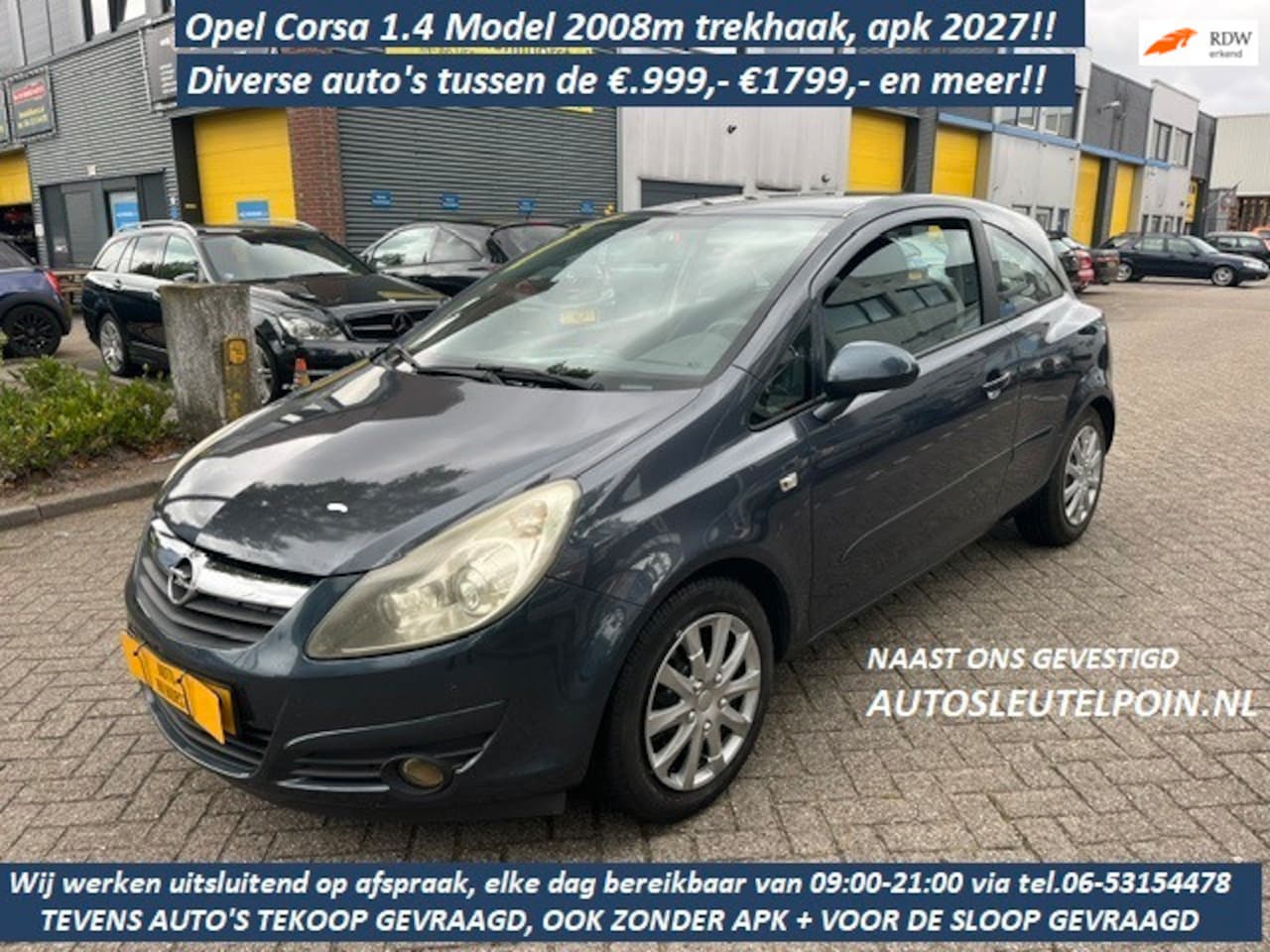 Opel Corsa - 1.4-16V Sport ( DIVERSE AUTO'S MET APK 2027!! TUSSEN DE €999,- & €1799,- EN MEER - AutoWereld.nl