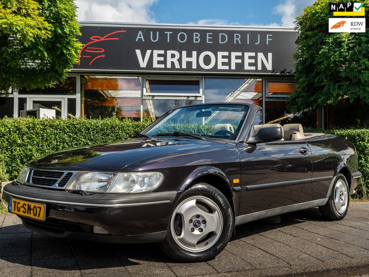 Saab 900 Cabrio - 2.3 S | AIRCO | ELEKTR RAMEN | LEDEREN BEKLEDING | ACTIEPRIJS | - AutoWereld.nl
