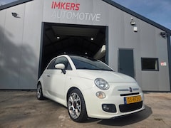 Fiat 500 C - 0.9 TwinAir Turbo 500S Cabrio | Leer | Airco