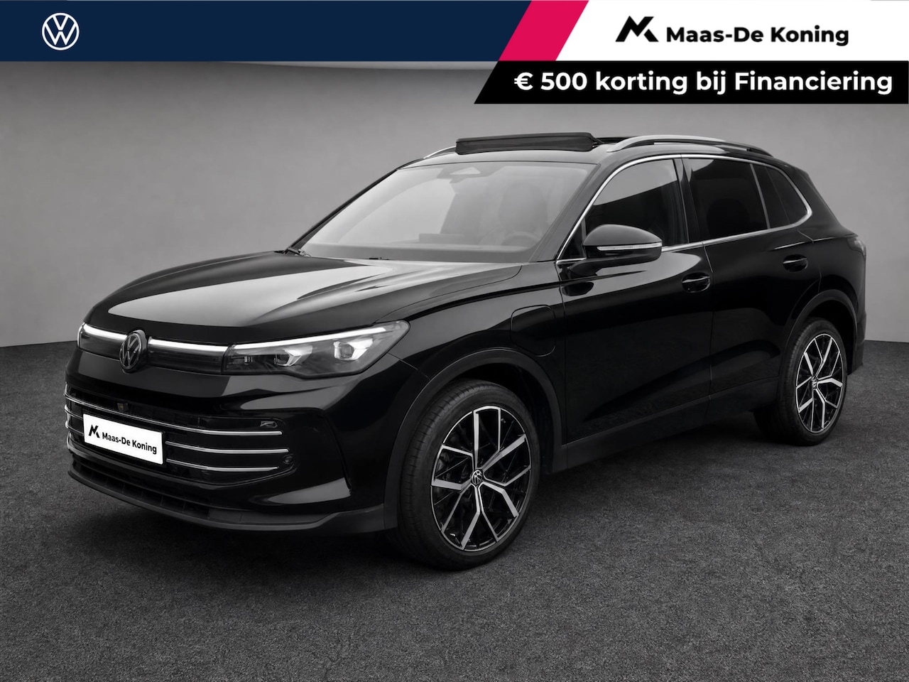 Volkswagen Tiguan - 1.5eHybrid 150kW/204PK Elegance · Leder · Panoramadak · Trekhaak · 360°Camera · Garantie t - AutoWereld.nl